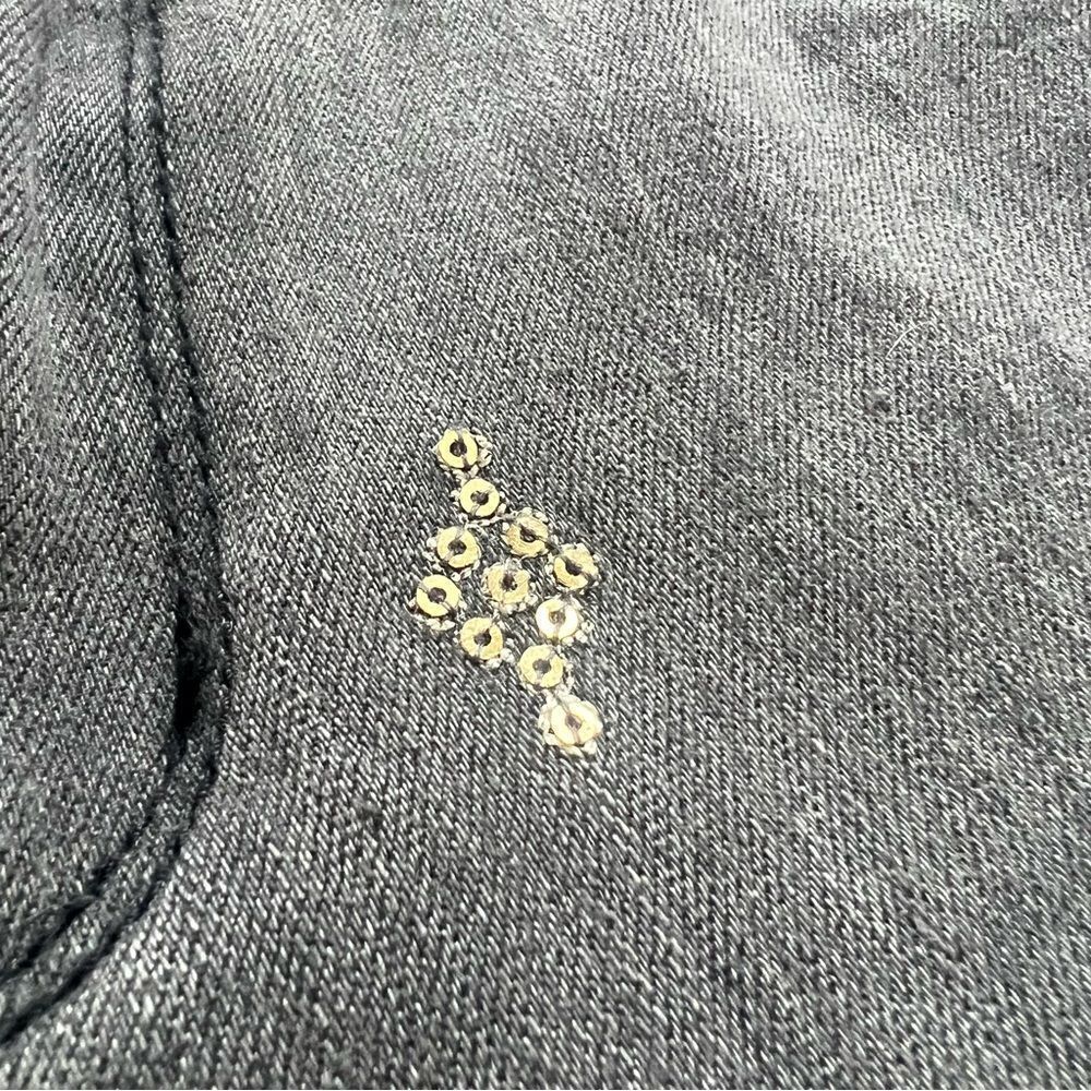 Sundance Gray Skinny Jeans with Embellishments - Picture 3 of 9